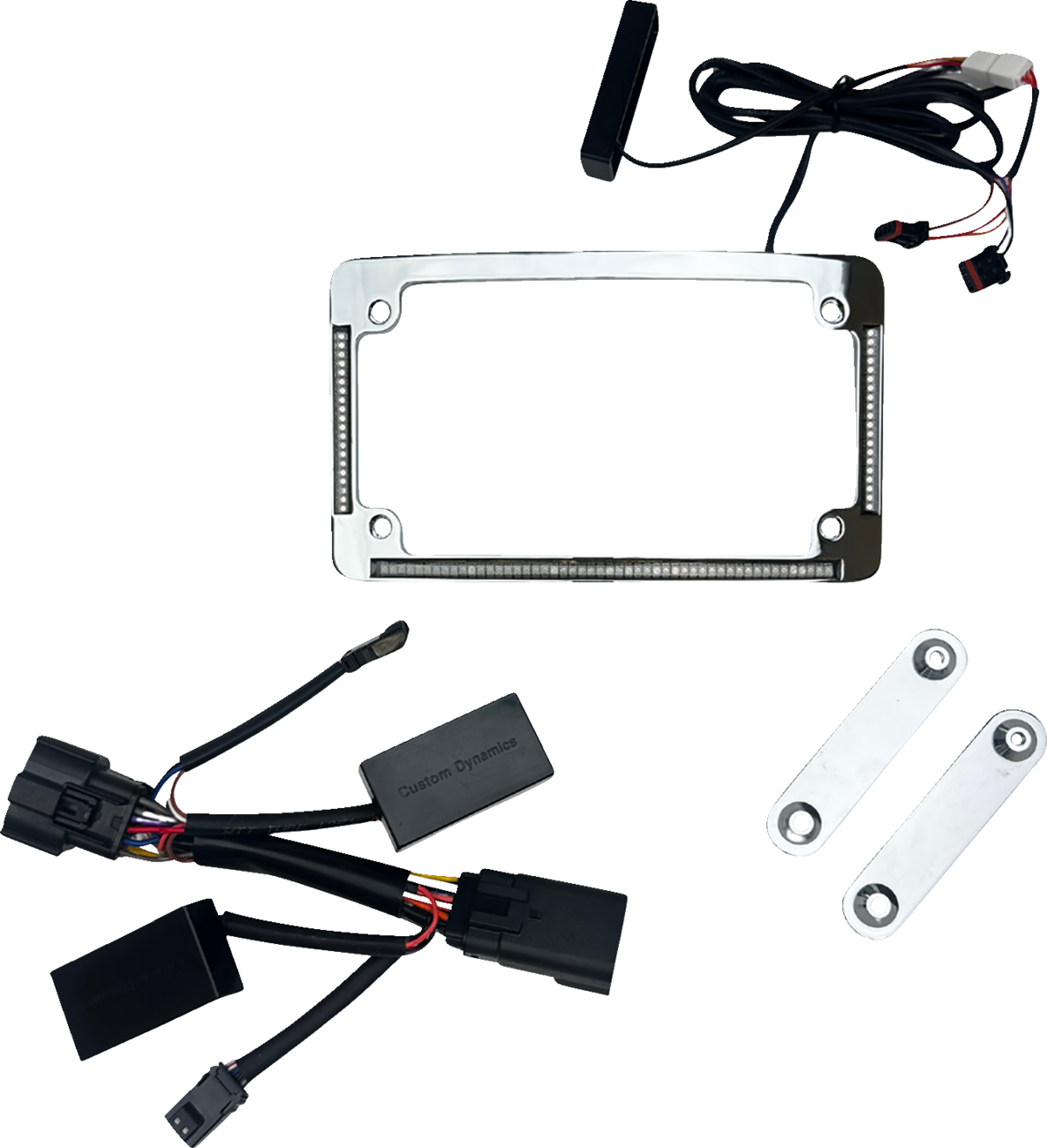 All-In-One Auxiliary LED License Plate Frame