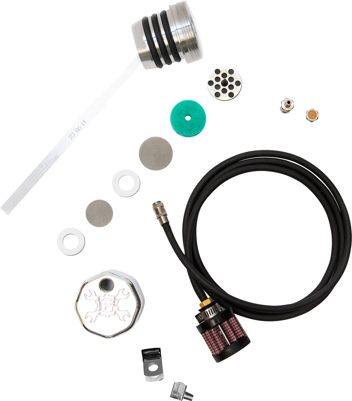 Vented Dipstick - Polished - Touring
