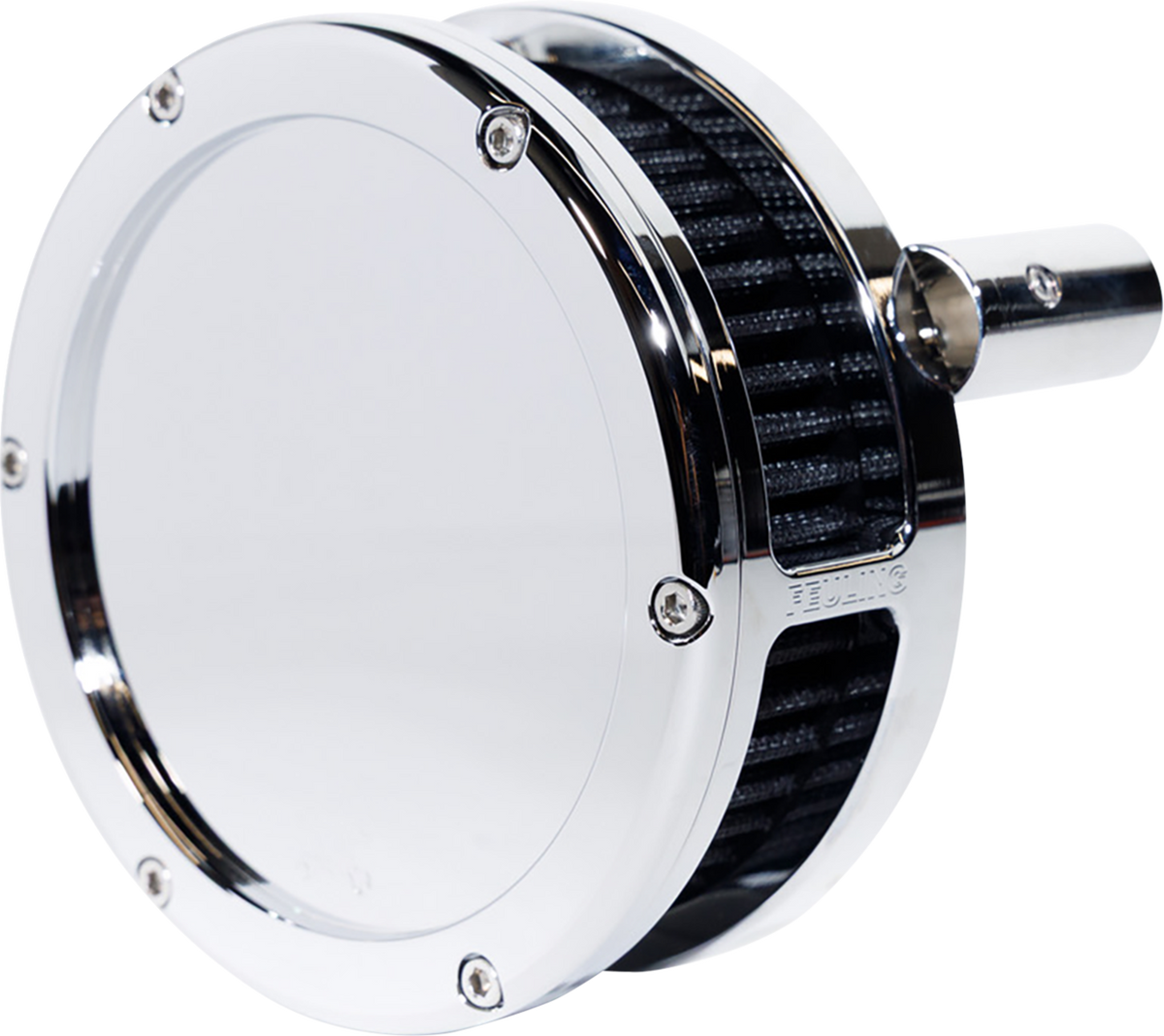 Slim BA Air Cleaner Kit - Chrome - Black Filter - '93-'99 EVO Big Twin