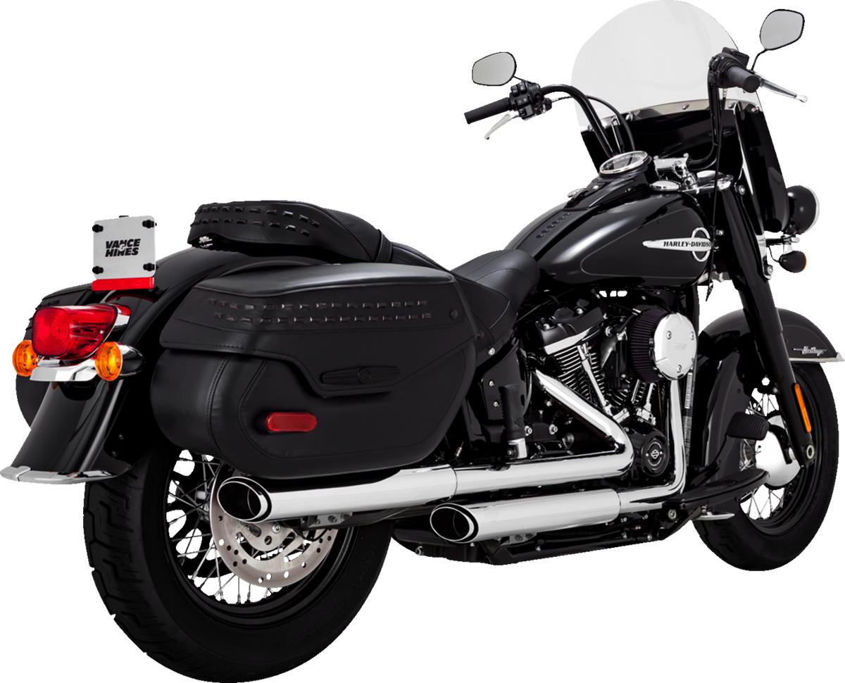 3" Twin Slash Slip-On Muffler - Chrome