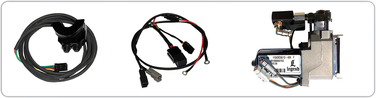 AIR-A V-Rod Adjustable AIR Suspension - Black - V-Rod