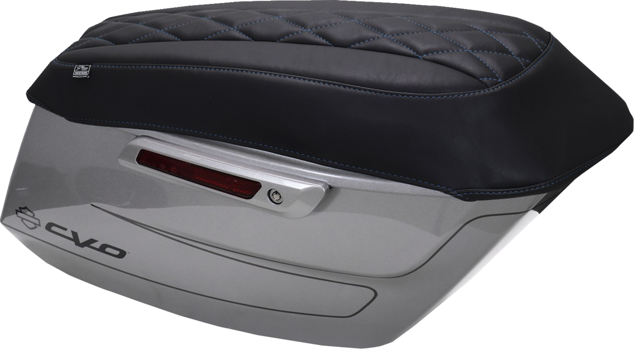 Deluxe Diamond Saddlebag Lid Covers