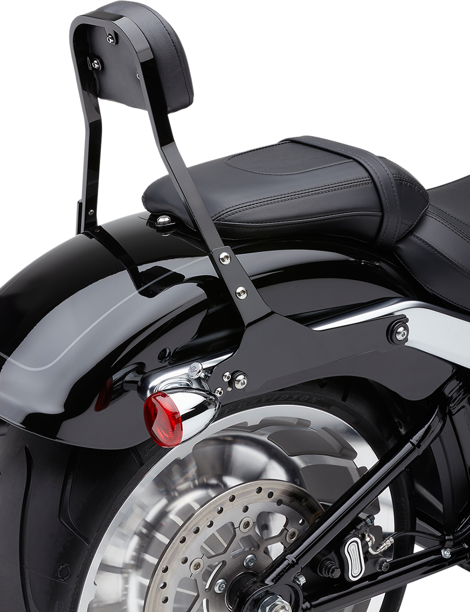 Backrest Kit - 11" - Black - Softail