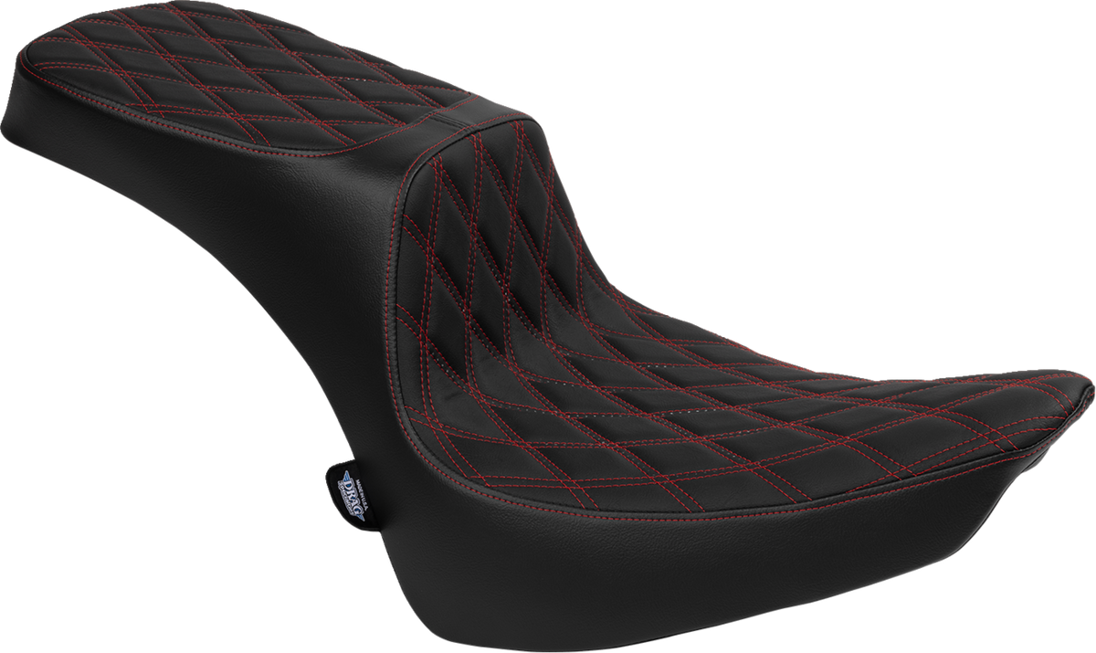 Performance Predator 2-Up Seat - Vinyl - Double Diamond - Red Thread - FL '00-'17