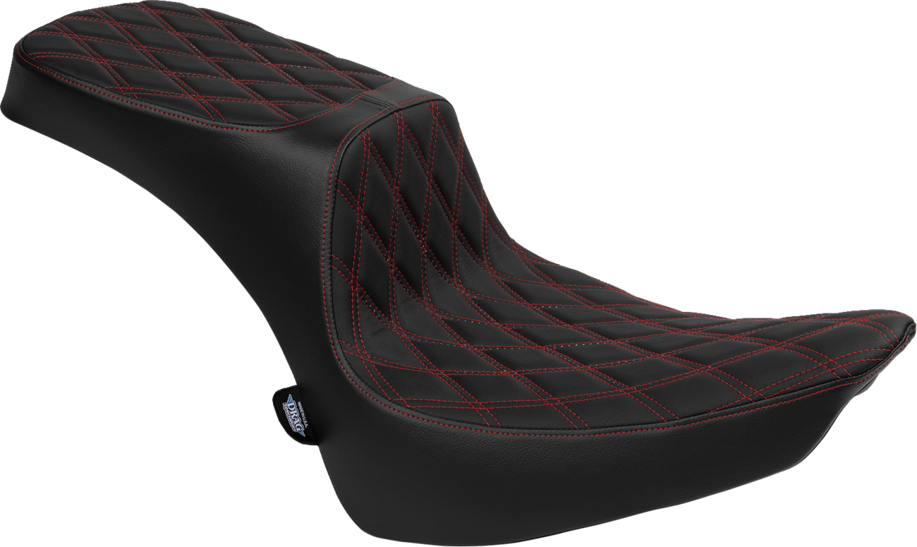 Performance Predator 2-Up Seat - Vinyl - Double Diamond - Red Thread - FL '00-'17