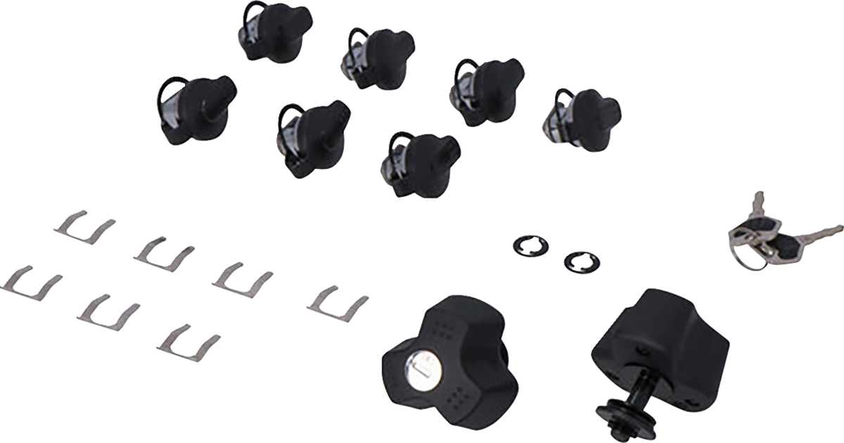 TRAX Lock Set - EVO - 9 Matching Locks With Keys