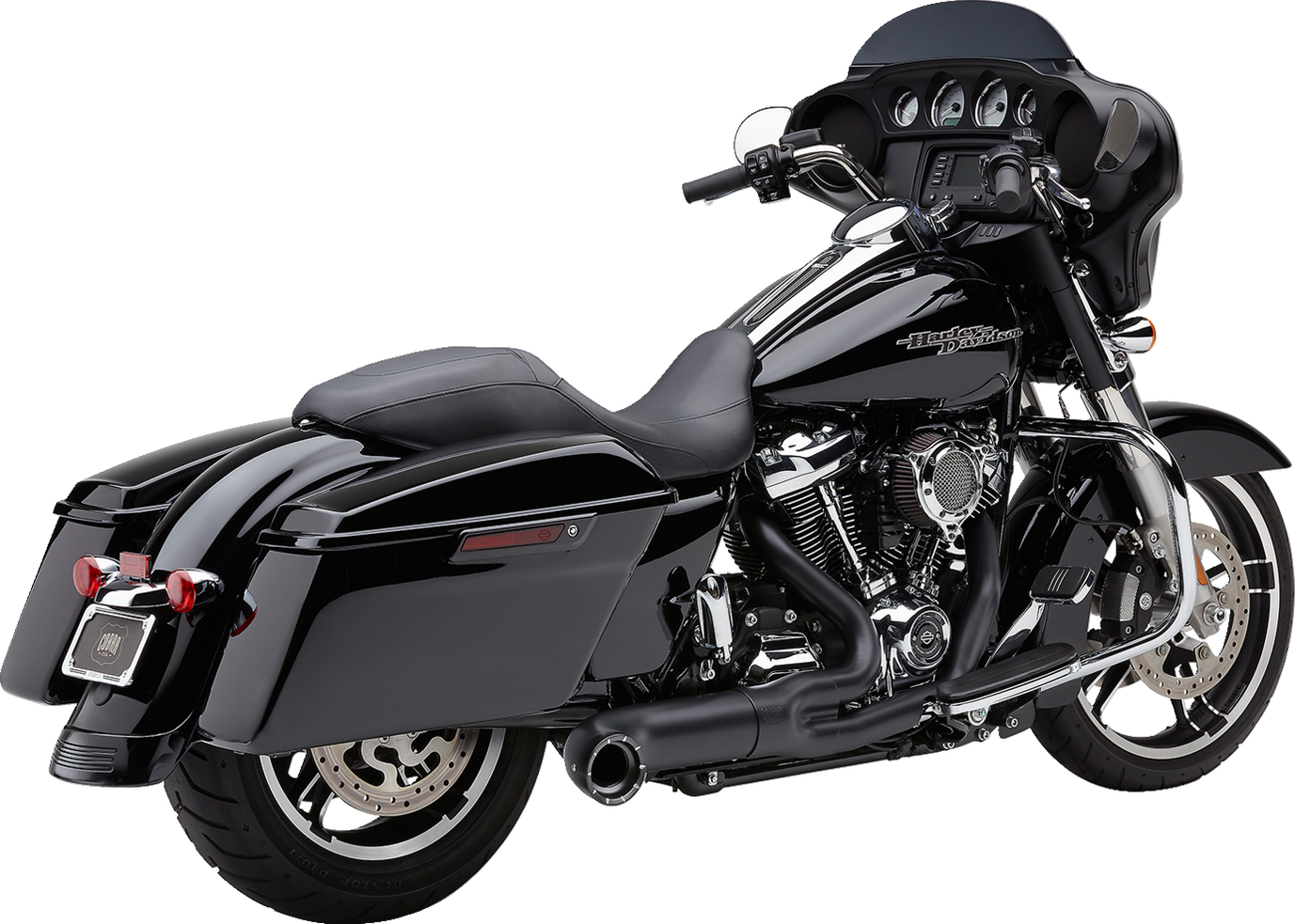 Turn Out 2-Into-1 Exhaust System - Black