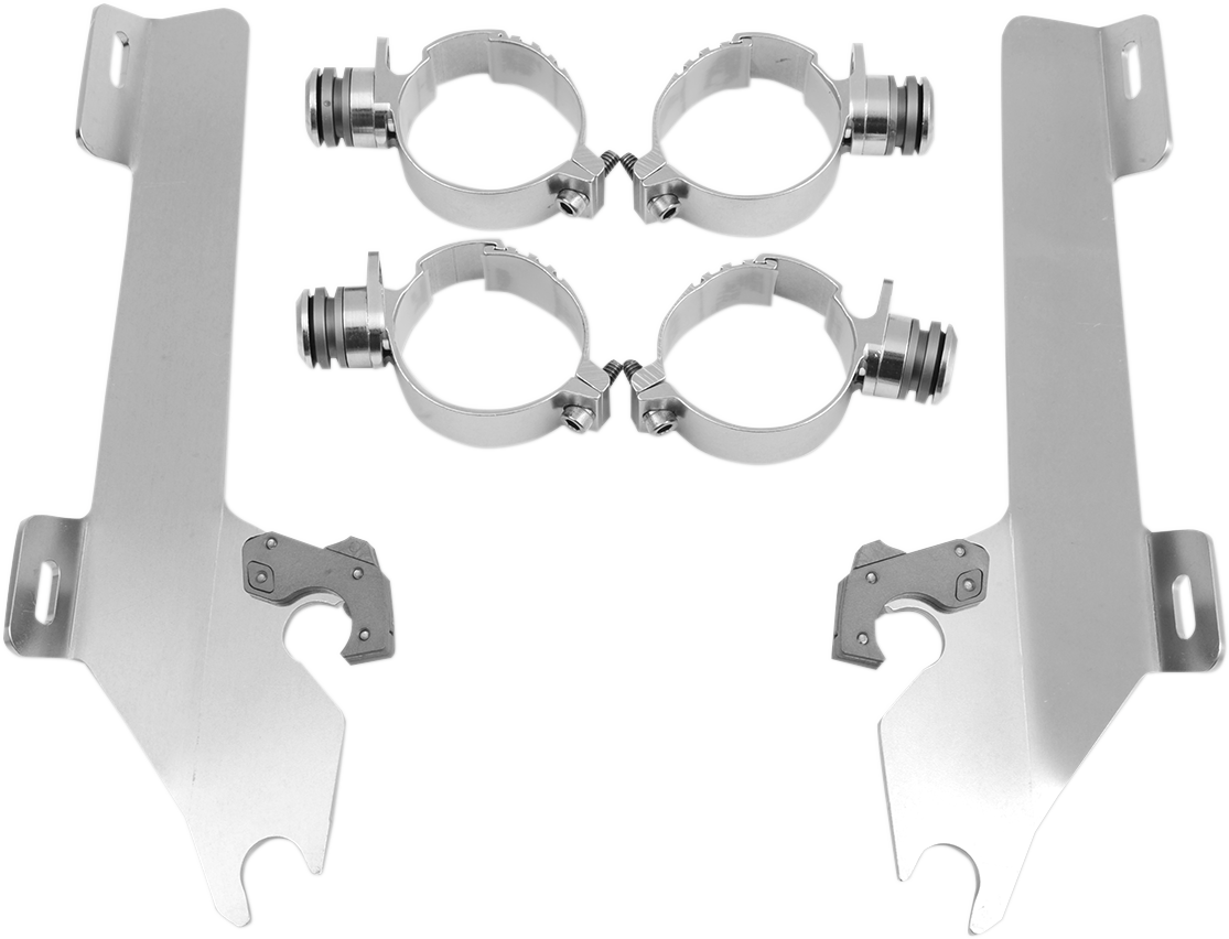Batwing Trigger Lock Mounting Kit - Kingpin - Polished