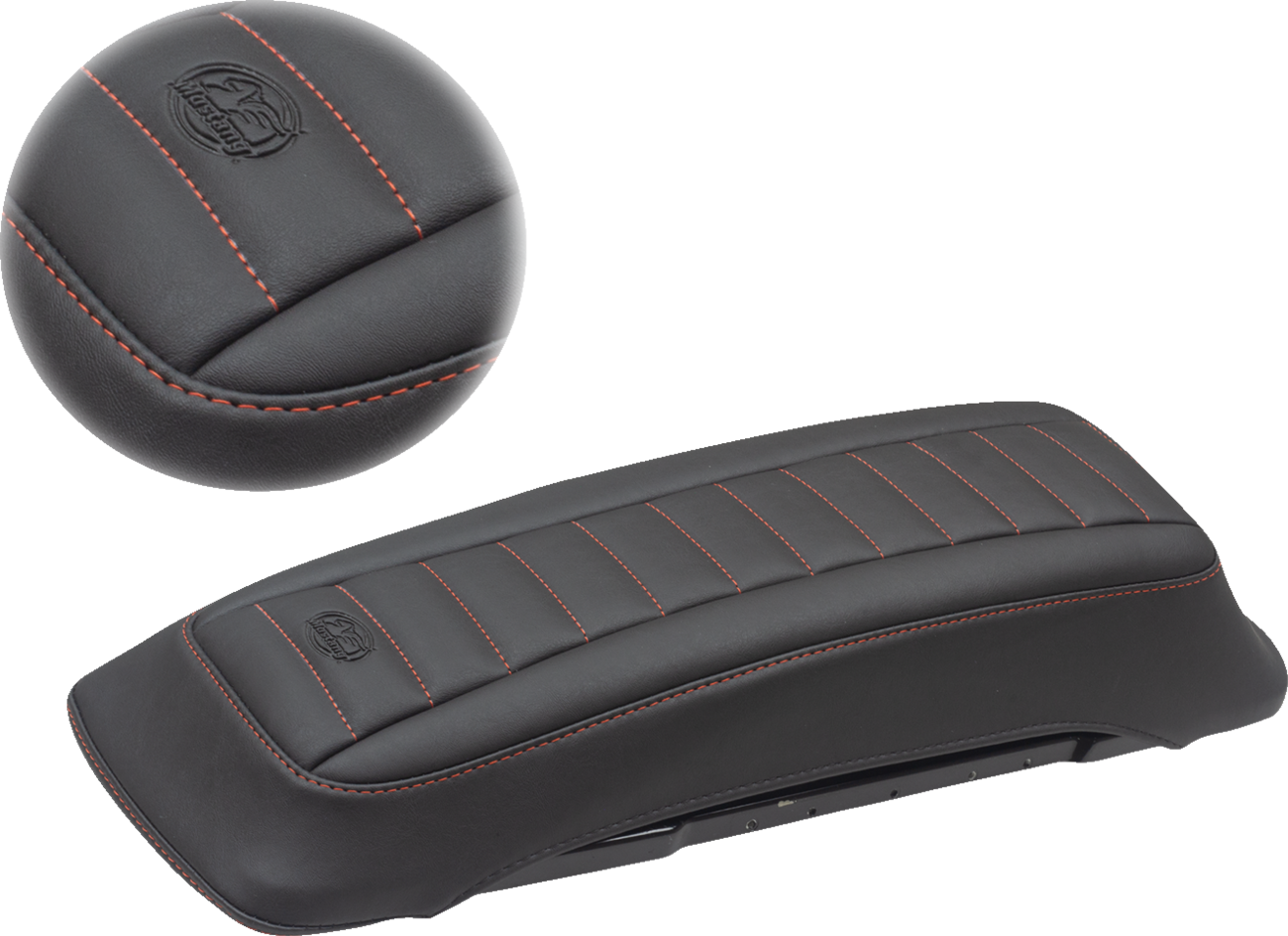 Saddlebag Lid Covers - Black/Red - FL '93-'13