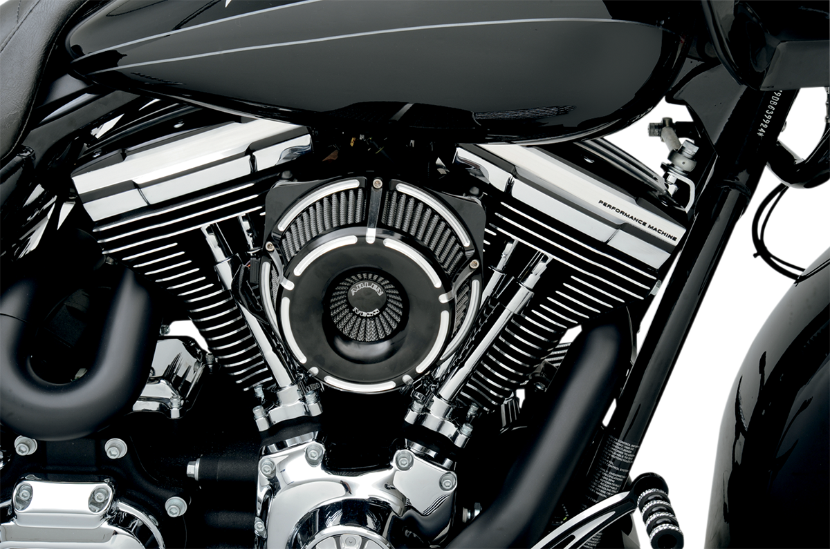 Rocker Box Cover - Scalloped - Contrast Cut - Twin Cam