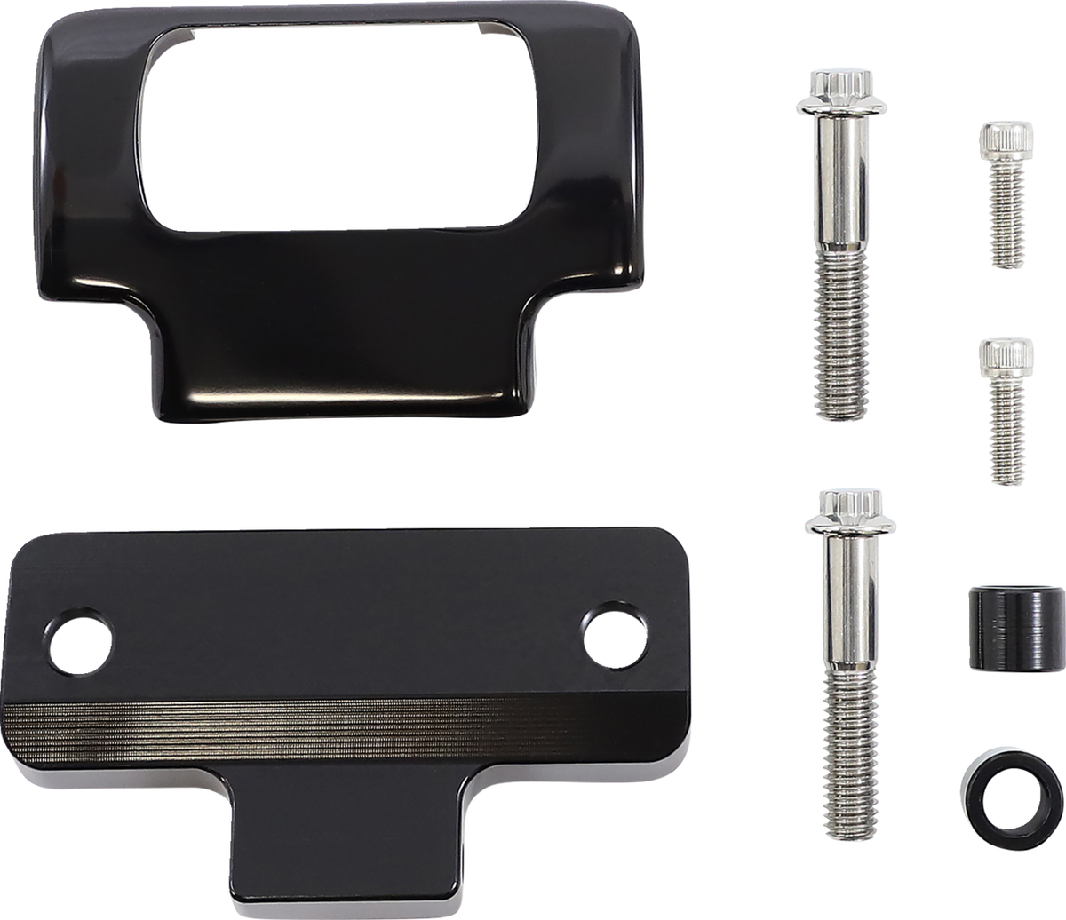 Gauge Mount - Single - Black - M8