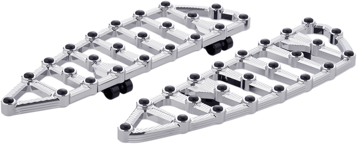 MX Driver Floorboards - Chrome