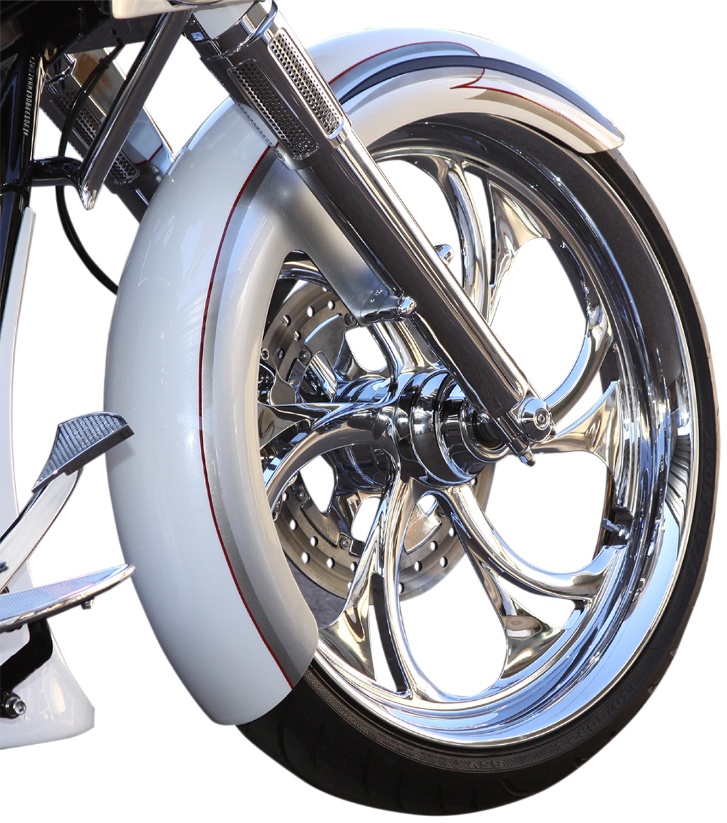Thicky Front Fender - 21" Wheel - With Satin Spacers