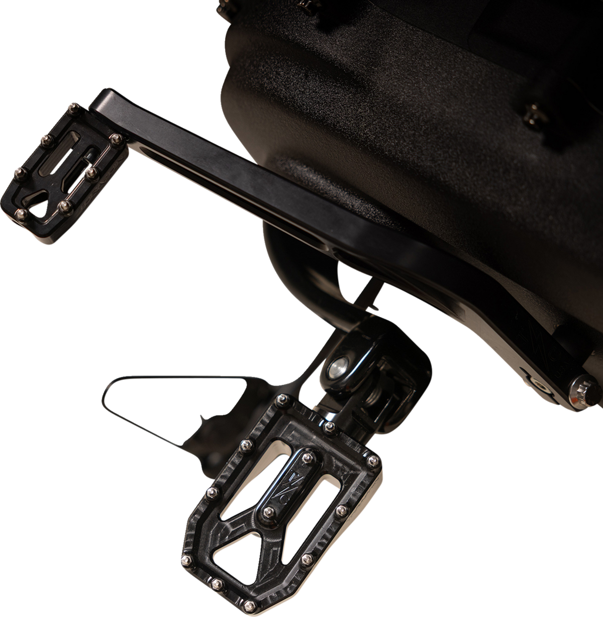 Aggressor Foot Pegs - Rear - Black - HD '72-'25