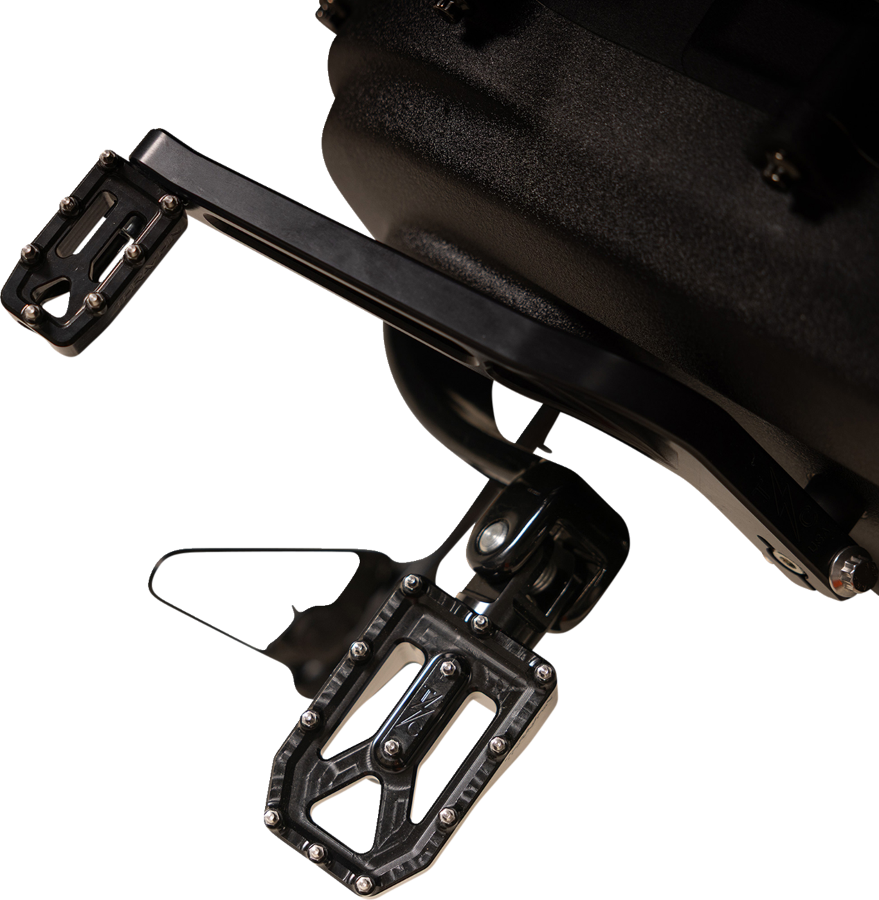 Aggressor Foot Pegs - Rear - Black - HD '72-'25