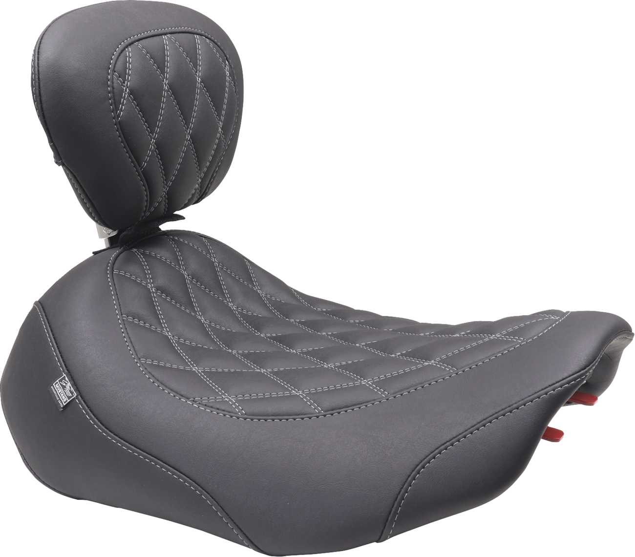Wide Tripper™ Seat - Solo - Gun Metal Stitching - FLT/FLH '23-'25