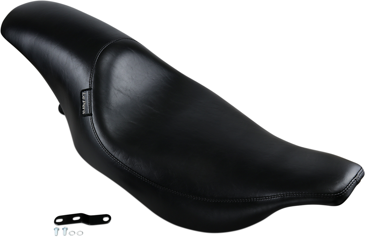 Silhouette Full-Length Seat - Smooth - Black - FLH/FLT '02-'07