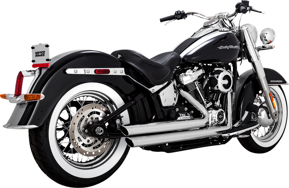 Big Shots Staggered Exhaust System - Chrome