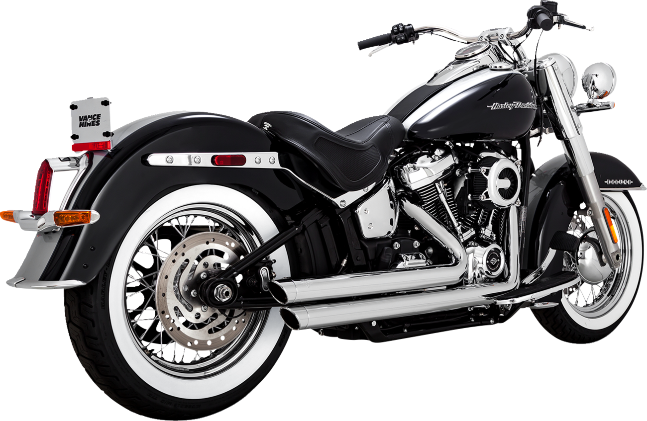 Big Shots Staggered Exhaust System - Chrome