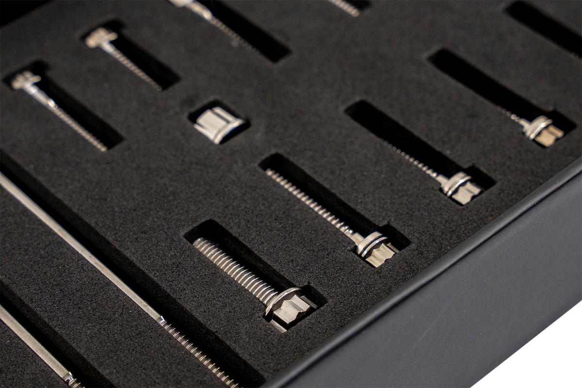 Bitchin' Bolts Hardware Kit - Titanium - M8 - Primary Cover
