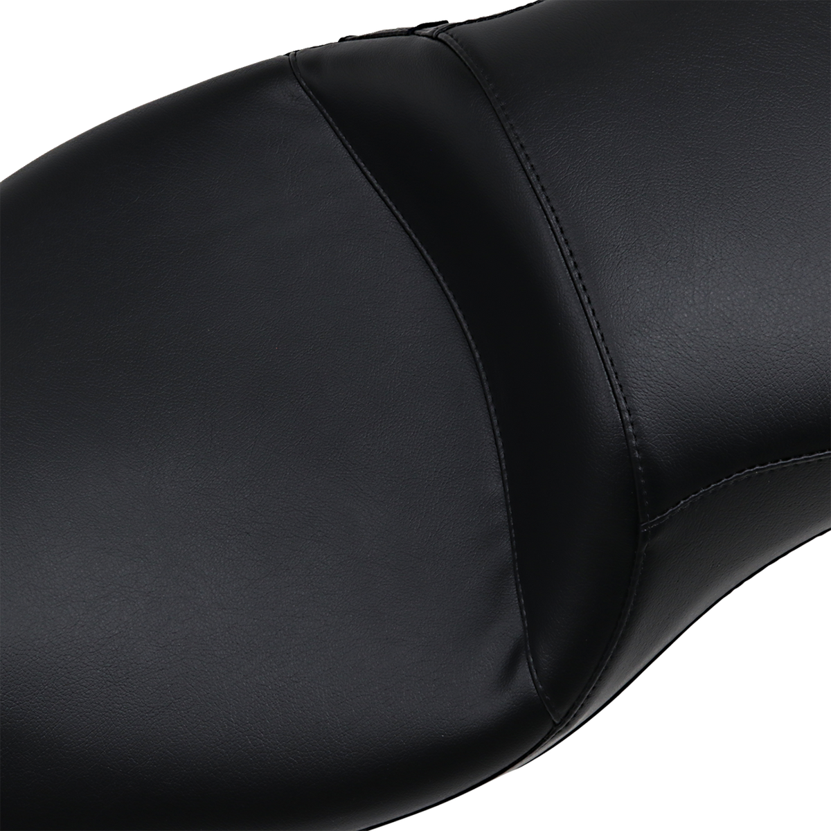 Outcast Daddy Long Legs Seat - 2-Up - W/O Backrest - Smooth - Black - FL '08-'23