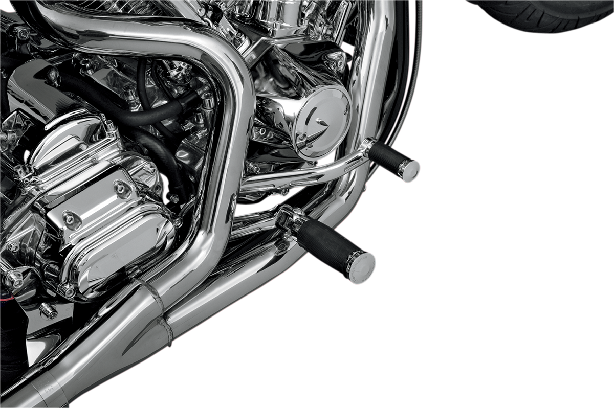 Contour Foot Pegs - Chrome - Passenger/Driver