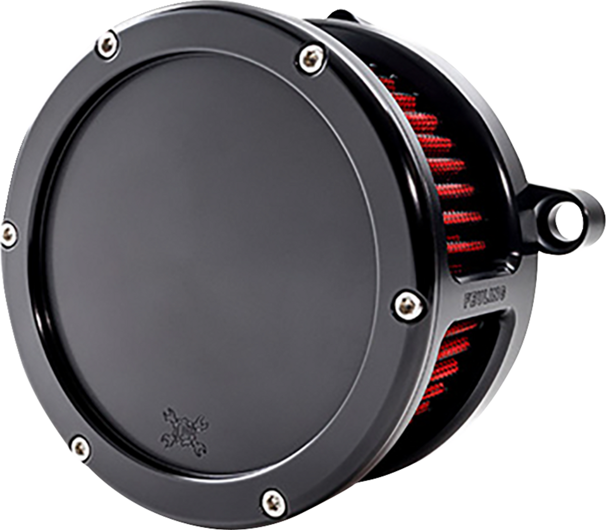 BA Air Cleaner Kit - Black With Red Filter - M8