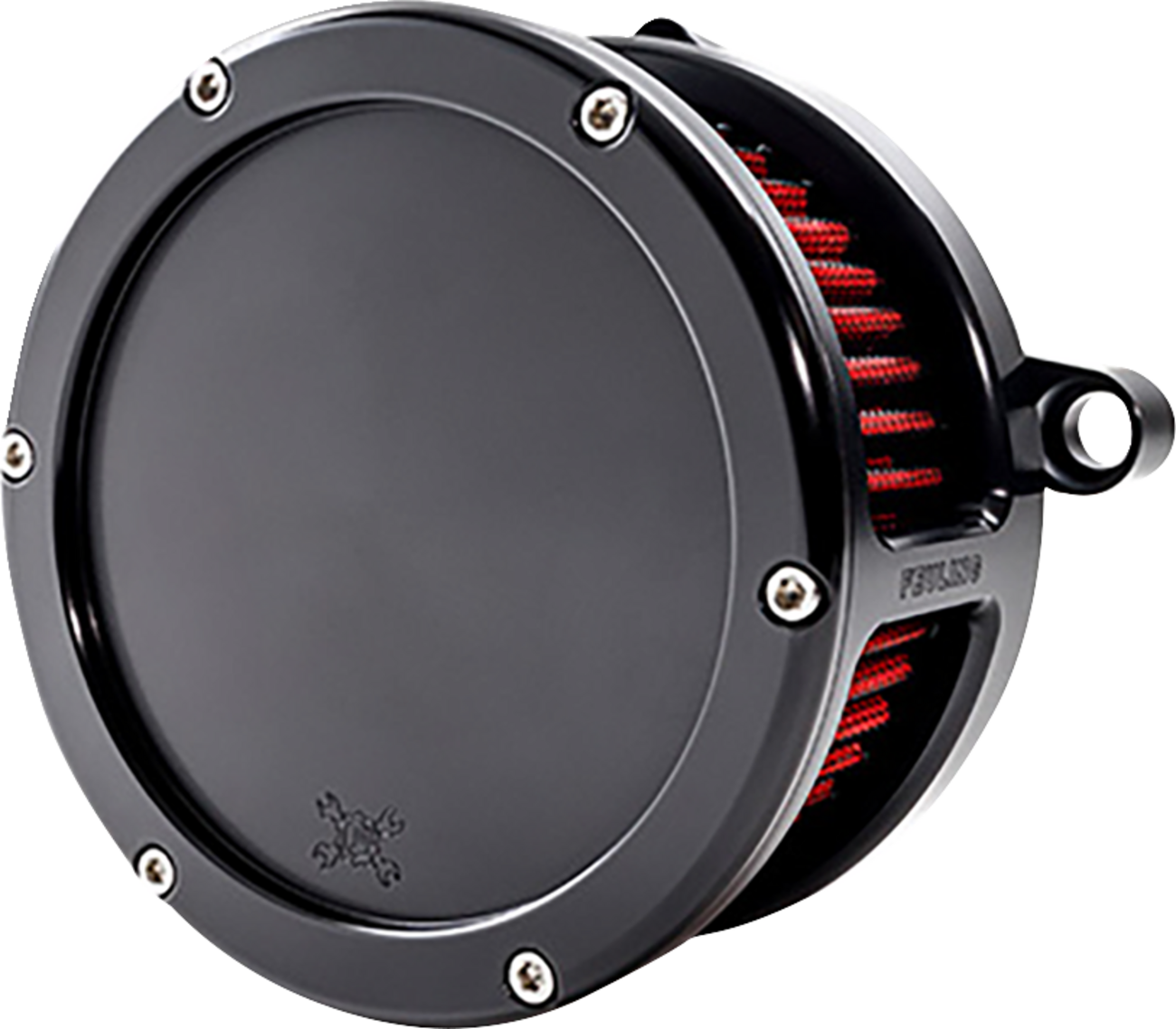 BA Air Cleaner Kit - Black With Red Filter - M8