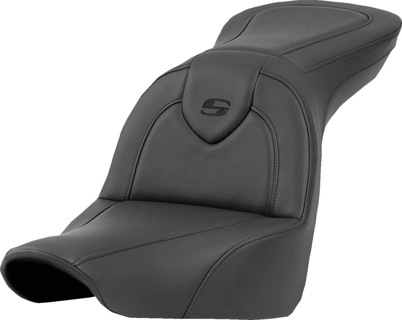 Roadsofa™ Seat - Without Backrest - Black/Black Stitching - FXLR/FLSB '18-'23