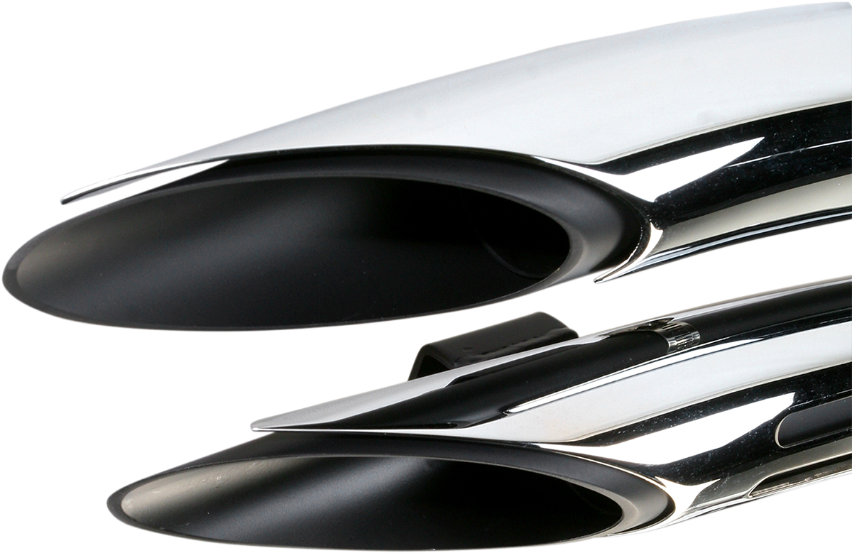 Sweeper Exhaust - Black/Chrome