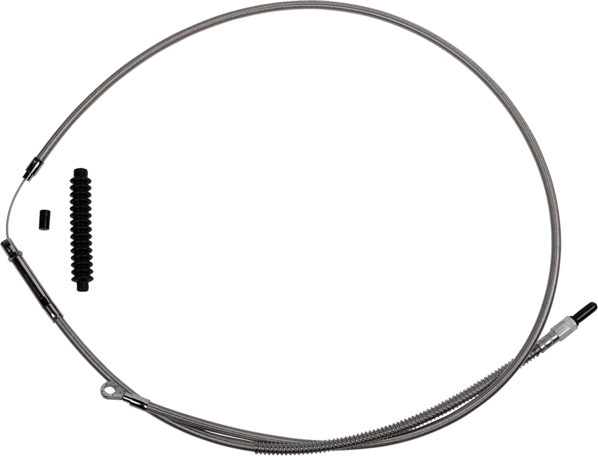 High-Efficiency Stainless Steel Clutch Cable For Harley-Davidson - +8" - '21-'24 FL