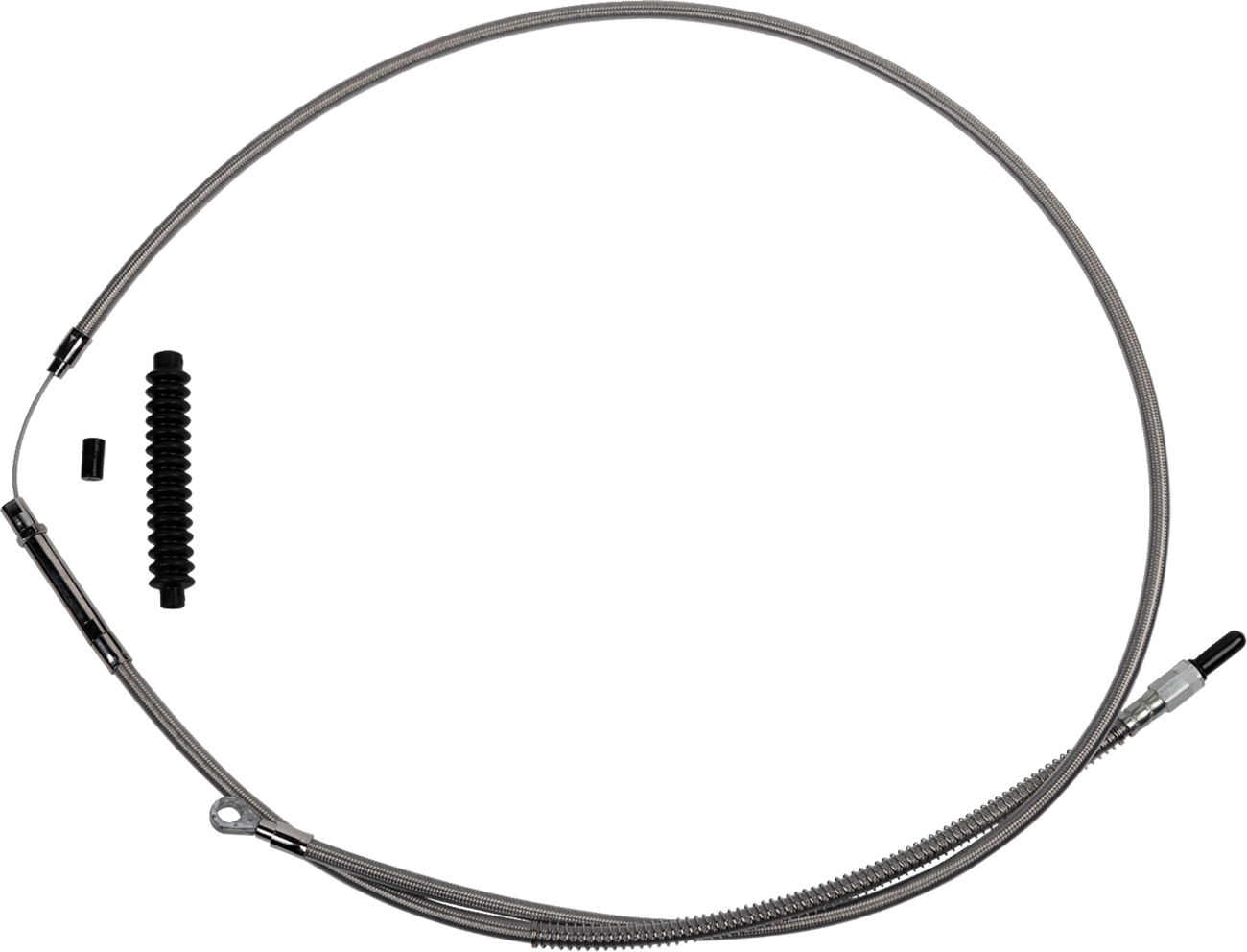 High-Efficiency Stainless Steel Clutch Cable For Harley-Davidson - +8" - '21-'24 FL