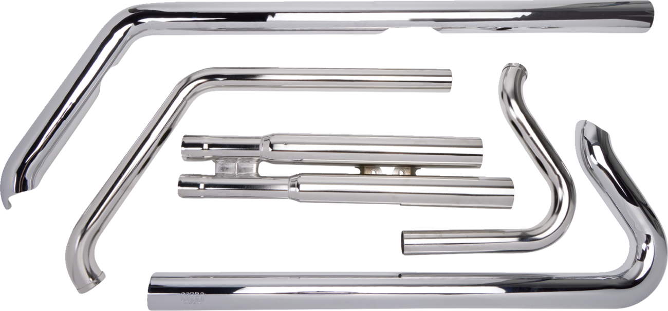 Speedster Slashdown Exhaust - Chrome - '86-'06 Softail