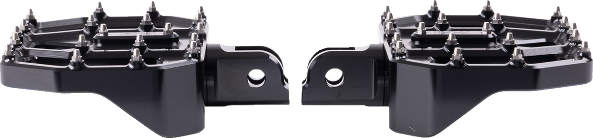 Mini Aggressor Floorboards - Black - Front
