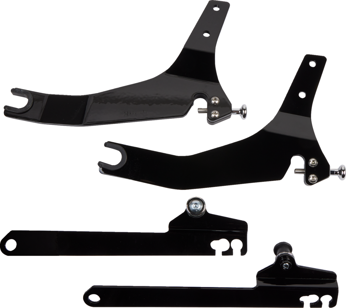 Backrest Kit - 14" - Black - Dyna