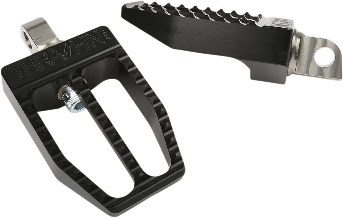 Militant Foot Pegs - Black - Dyna