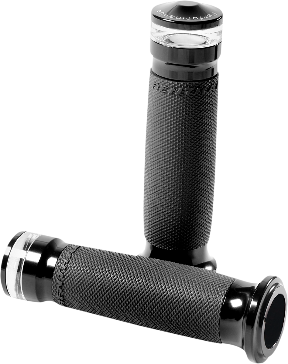 Vision Series Contour LED Turn Signal Grips - TBW - Black