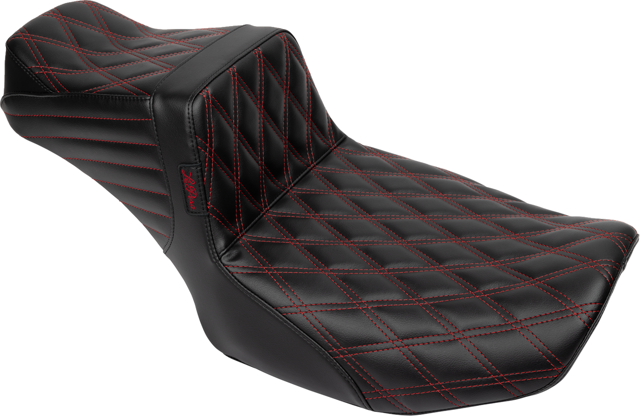 Tailwhip Daddy Long Legs Seat - Red Double Diamond Stitch - FLH/FLT '23-'25