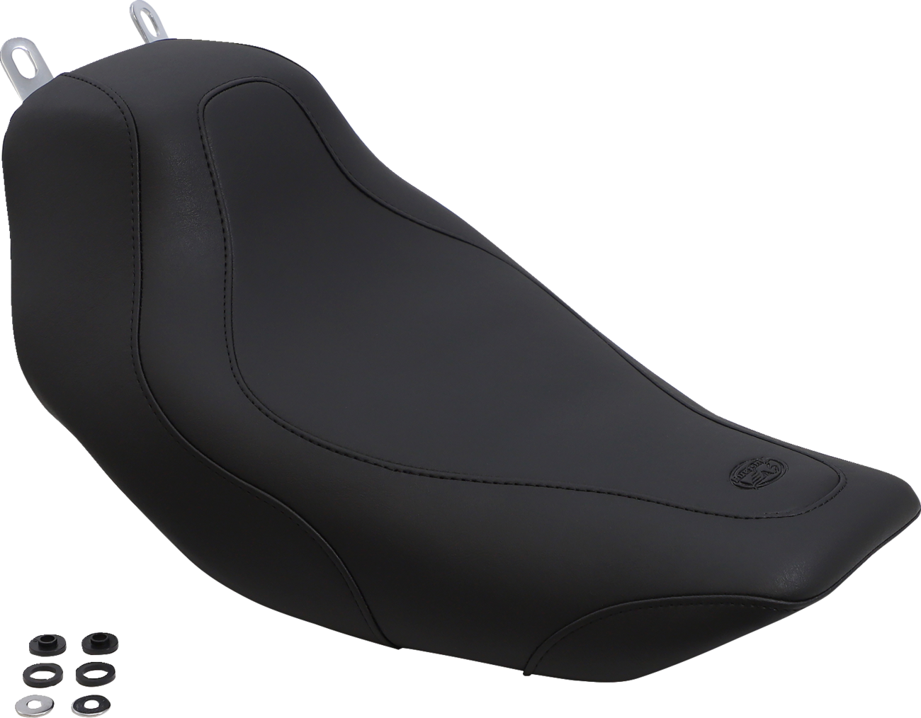 Tripper™ Solo Seat - Without Backrest - Stitched - Black - FLH/FLT '97-'07