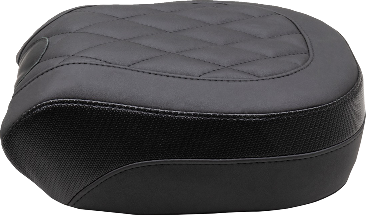 Recessed Passenger Seat - Black - Diamond Stitch - Chief '22-'23