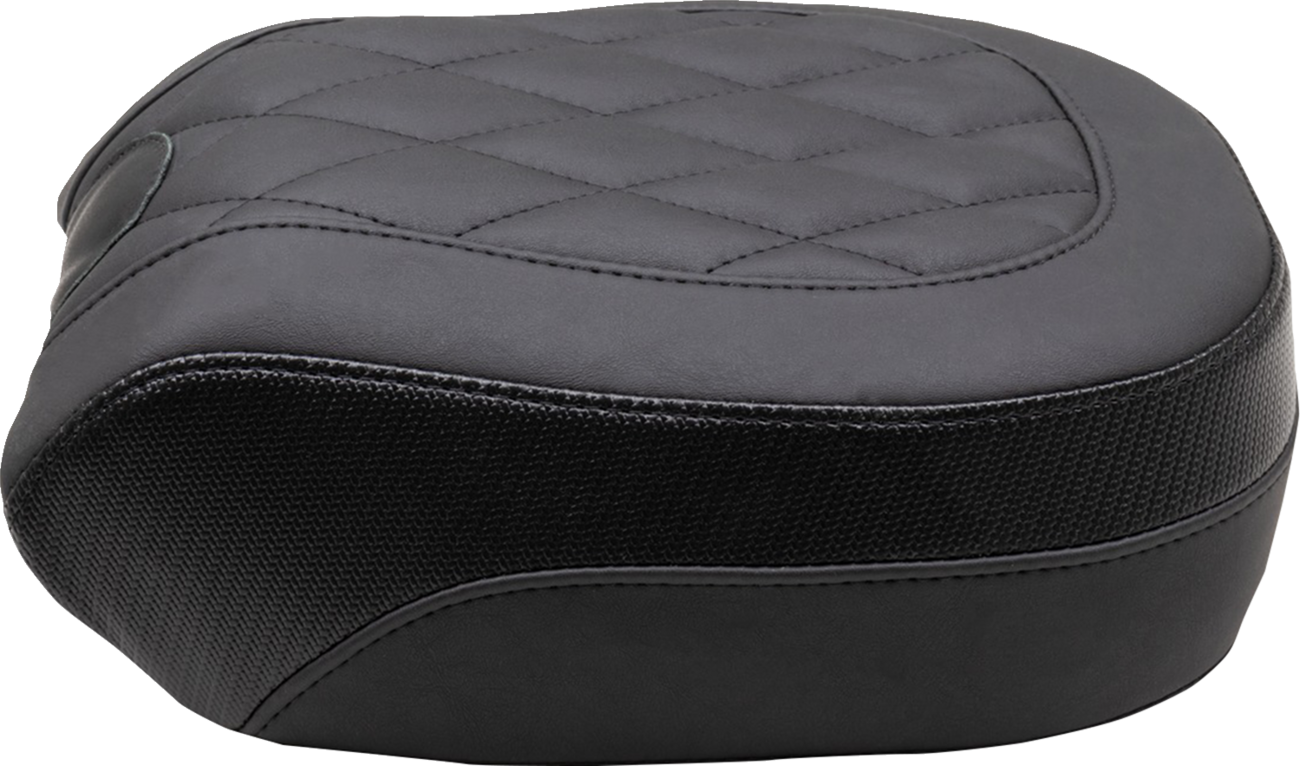 Recessed Passenger Seat - Black - Diamond Stitch - Chief '22-'23