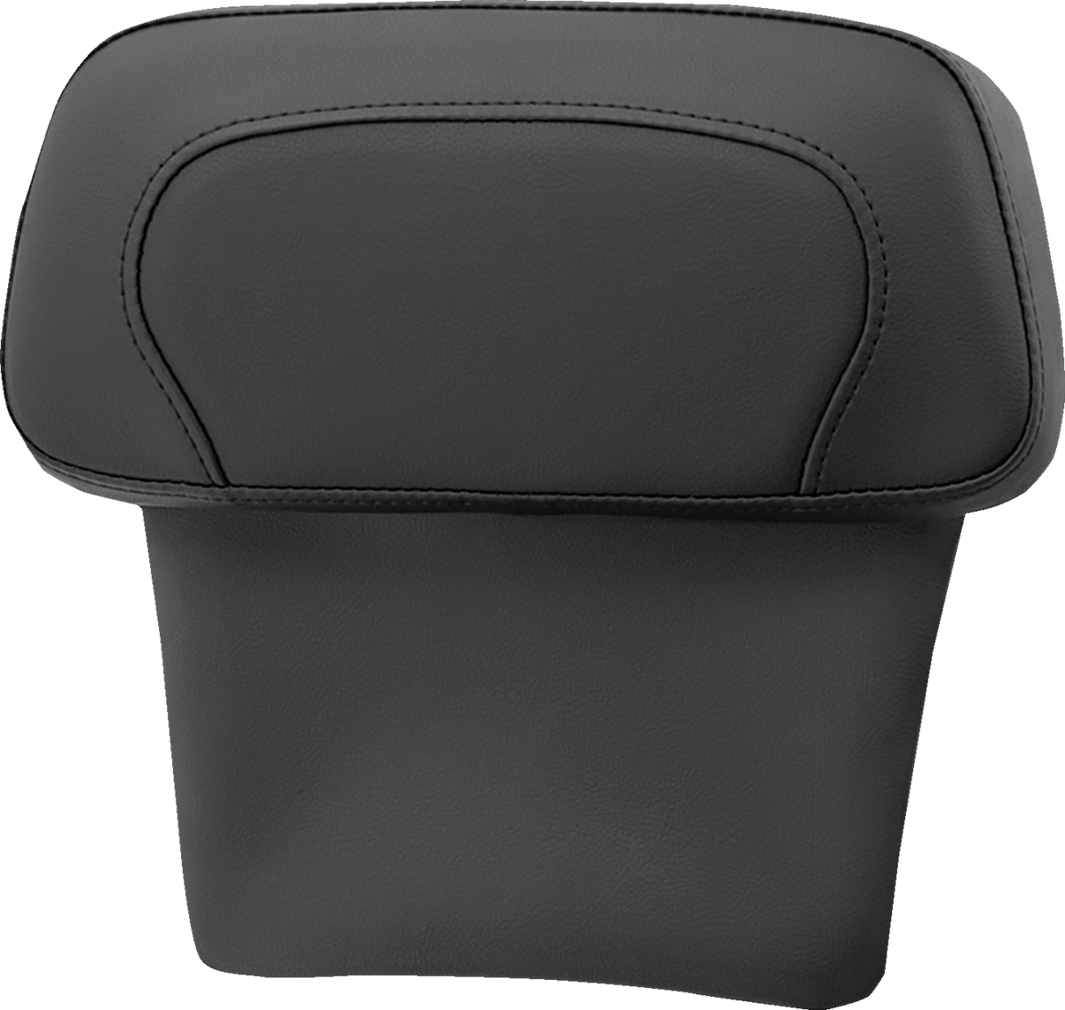 Chopped Tour Pak Backrest Pad - RoadSofa™ - Black W/ Black Stitch - FLT/FLH '14-'23