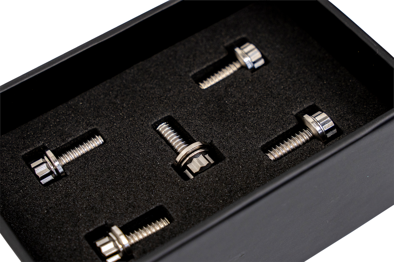 Bitchin' Bolts Hardware Kit - Titanium - M8 - Derby Cover