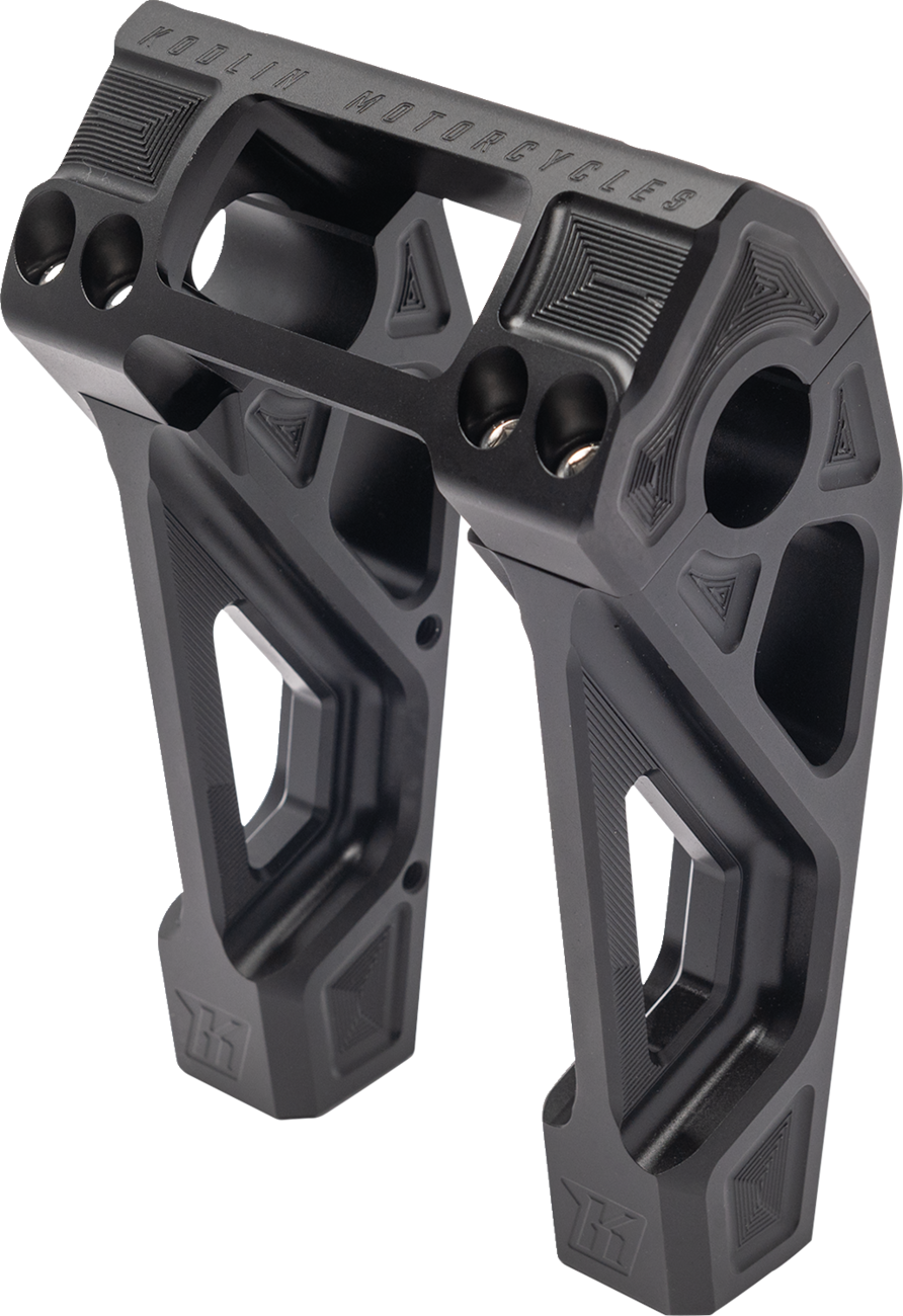 Fastback Risers - 6" - Black