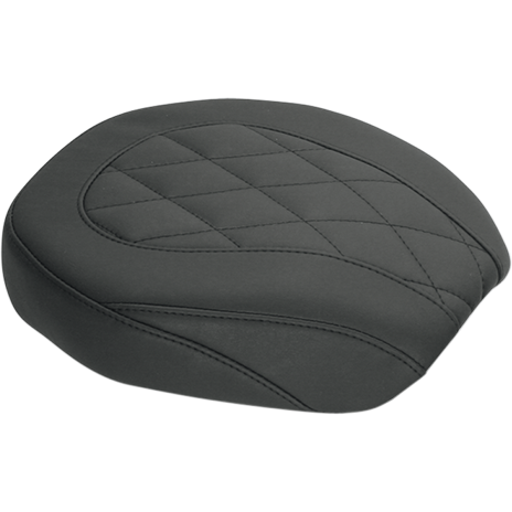 Wide Tripper Rear Seat - Diamond - Black - Dyna '06-'17