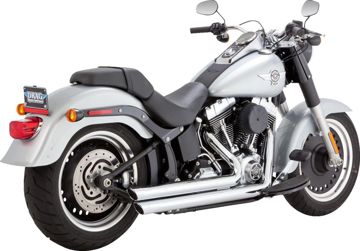 Big Shots Staggered Exhaust System - Chrome