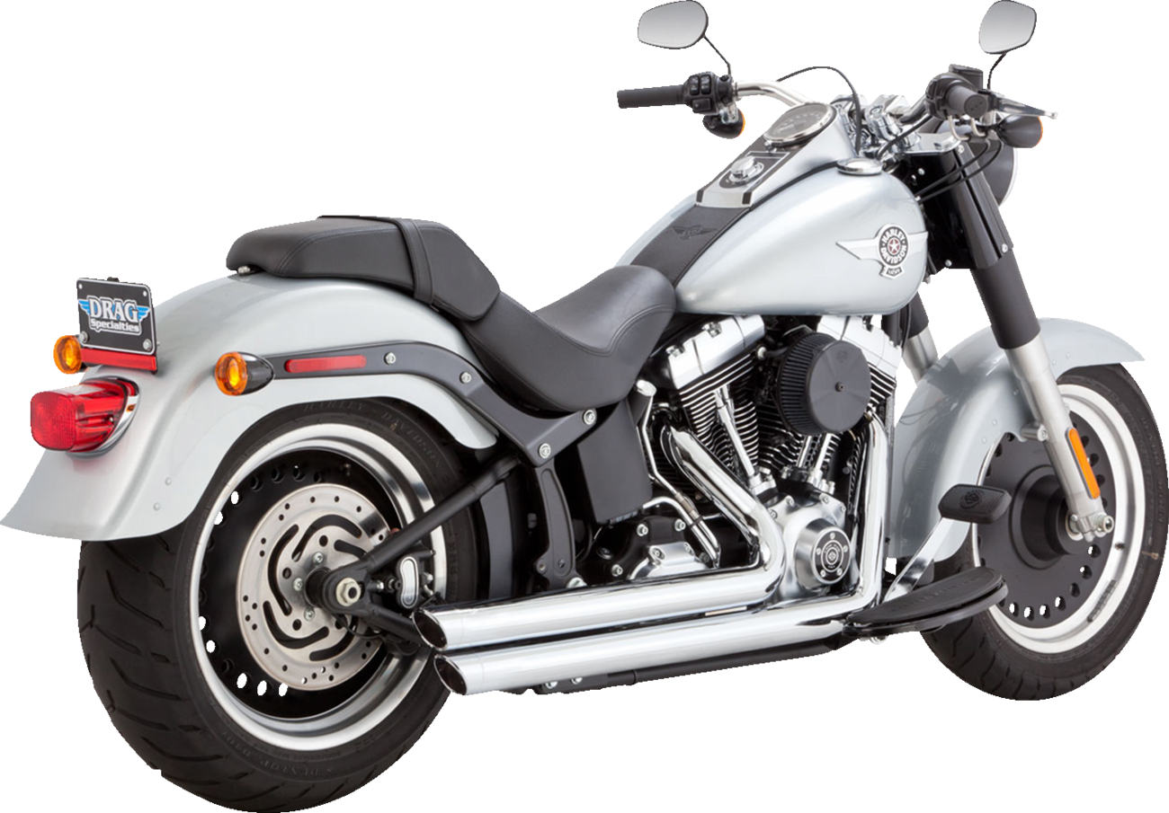 Big Shots Staggered Exhaust System - Chrome