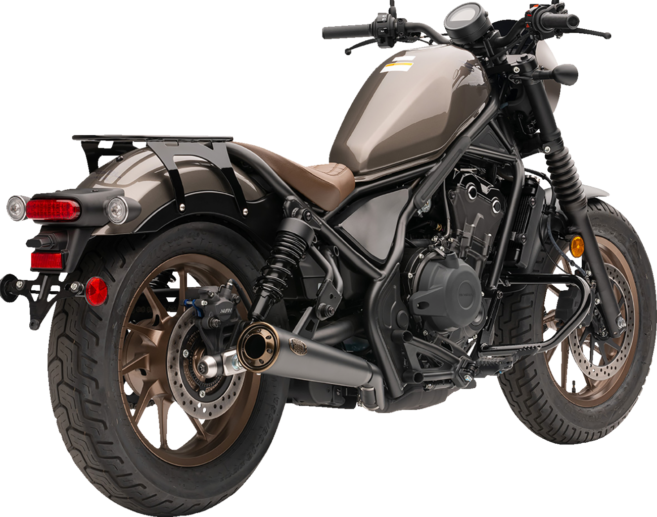 Bronze Tip Slip-On Muffler - Rebel