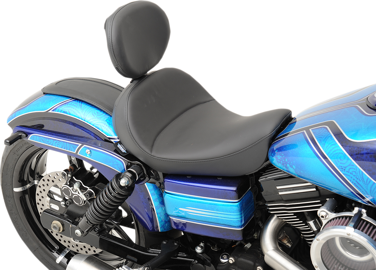 Solo Seat - Mild Stitched - Driver's Backrest - FXD/FLD '06-'17