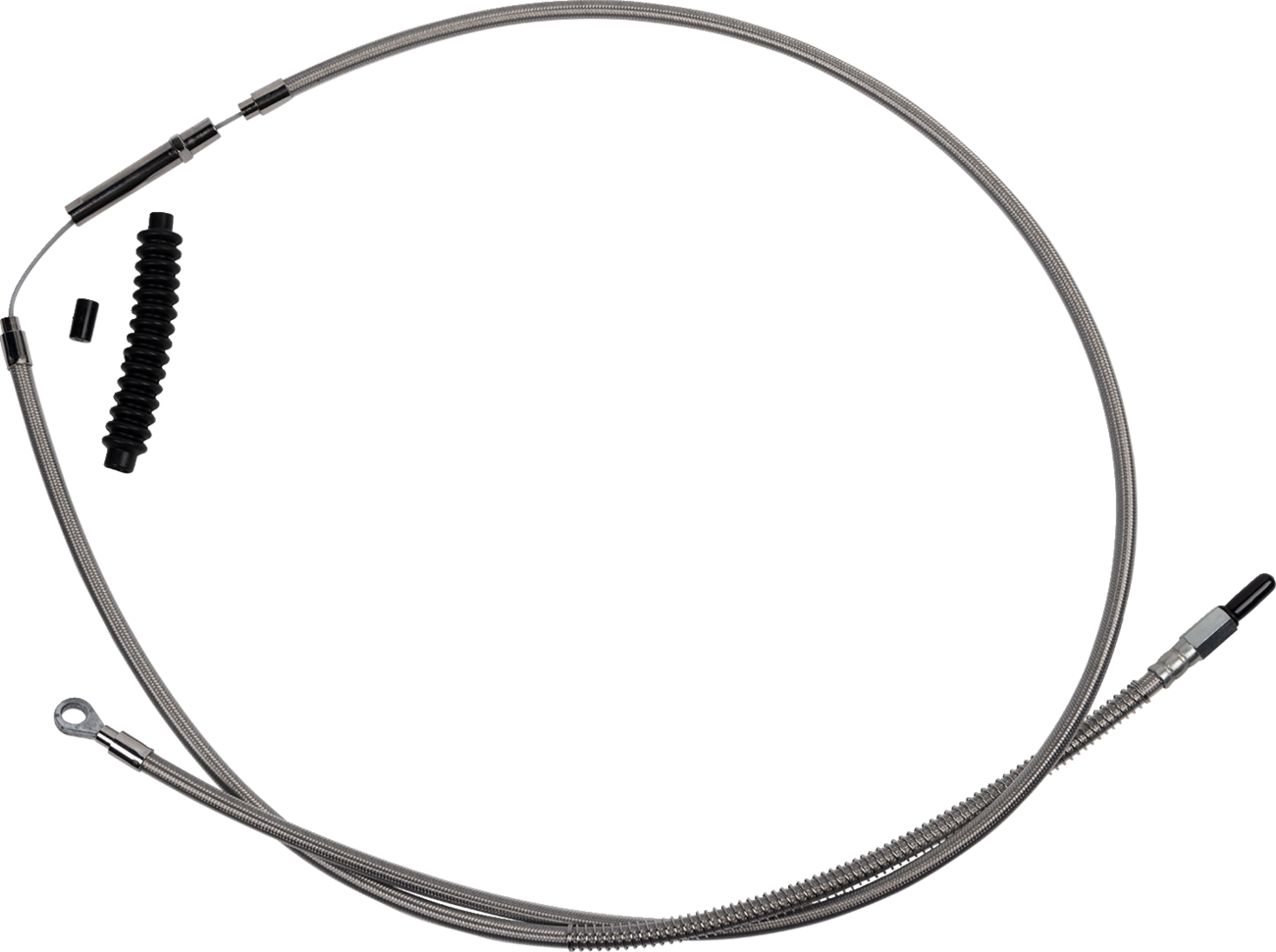 High-Efficiency Stainless Steel Clutch Cable For Harley-Davidson - +10" - '18-'23 Softail